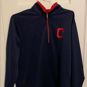 Antigua Cleveland Indians 1/4 zip pullover